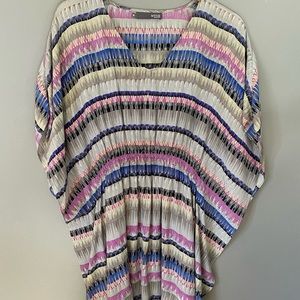 MYNE 100% silk tunic top- great over legging/jeans